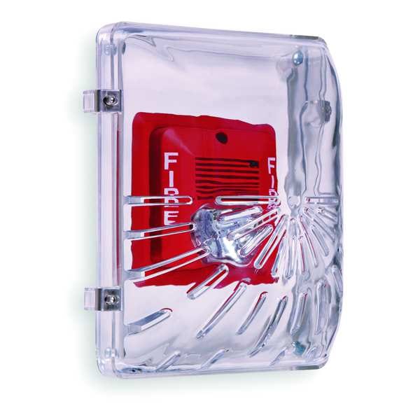 Safety Technology International Audible and Strobe Guard, Flush, 4inD - STI-1210E