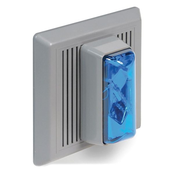 Edwards Signaling Horn Strobe, Blue, 5-1/2 In. H, 24VAC/DC - 868STRB-AQ