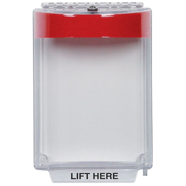 Safety Technology International Pull Station Cover w/Horn, Flush, 2-21/32D - STI-13020NR
