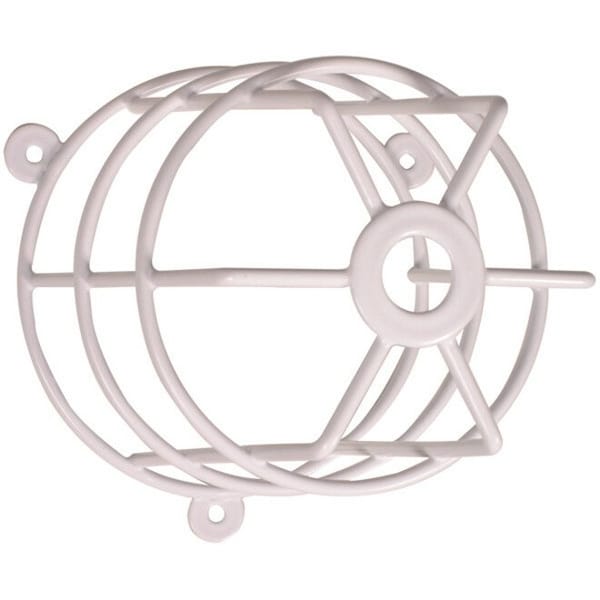 Safety Technology International White Steel Surface MountBeacon and Sounder Cage 8-7/8"H - STI-9665