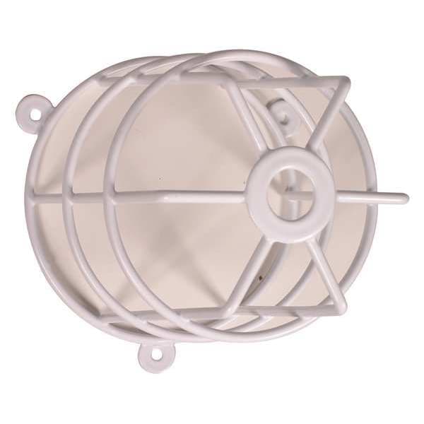 Safety Technology International White Steel Surface MountBeacon and Sounder Cage 8-7/8"H - STI-9665