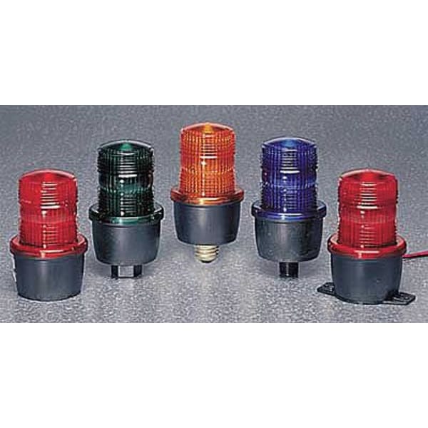 Federal Signal Low Profile Warning Light, Strobe, Blue - LP3M-120B