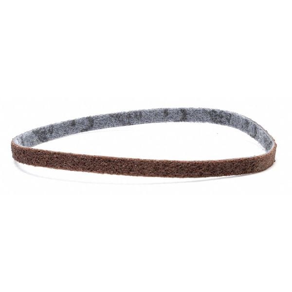 Scotch-Brite Sanding Belt, 1/2 in W, 24 in L, Non-Woven, Aluminum Oxide, Not Applicable Grit, Coarse, SE-BS - 7000046006