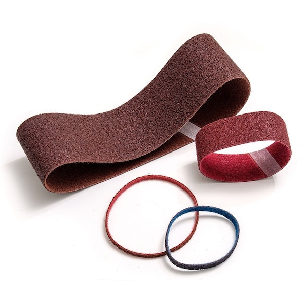 United Abrasives/Sait 1/2 in W, 18 in L, Medium, Maroon - 77511