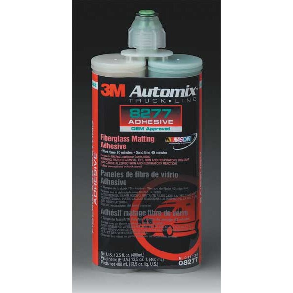 3M Wood Glue, Fiberglass Matting Series, Green, 13.5 oz, Dual-Cartridge - 8277