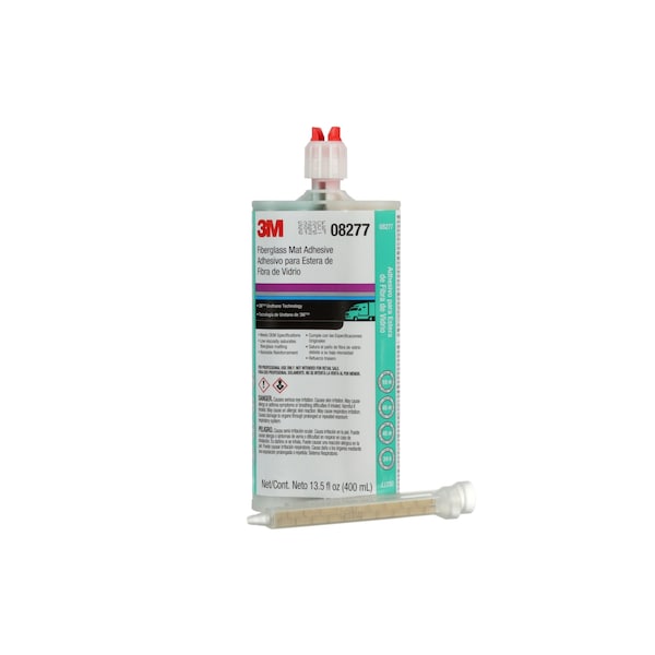 3M Wood Glue, Fiberglass Matting Series, Green, 13.5 oz, Dual-Cartridge - 8277