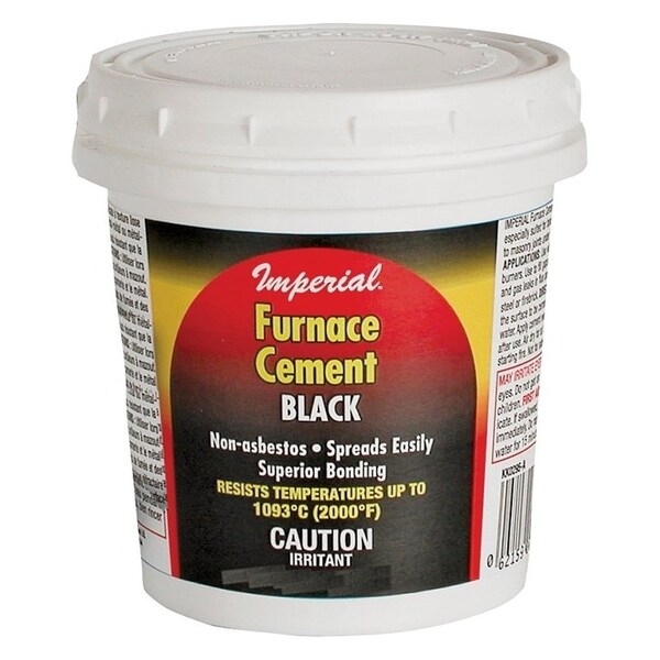 Imperial Furnace Cement, Black, 32 oz - KK0304