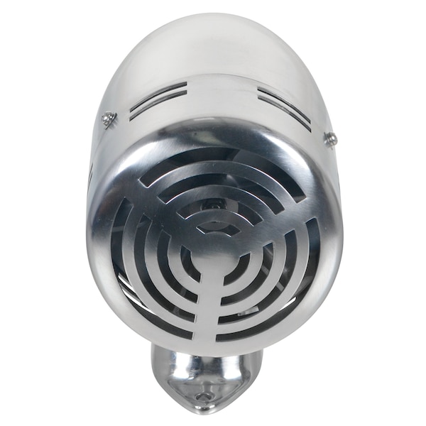 Vestil Warning Siren, Steel, Silver - SIREN-SV