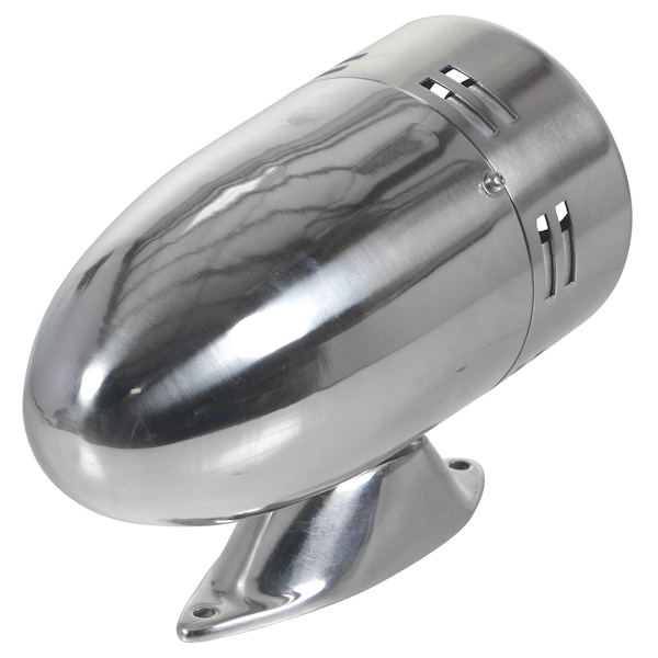 Vestil Warning Siren, Steel, Silver - SIREN-SV