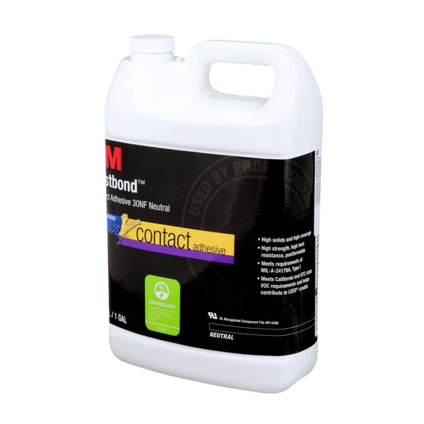 3M Foam Adhesive, 30NF Series, Lavender, 5 gal, Pail, 4 PK - 21181