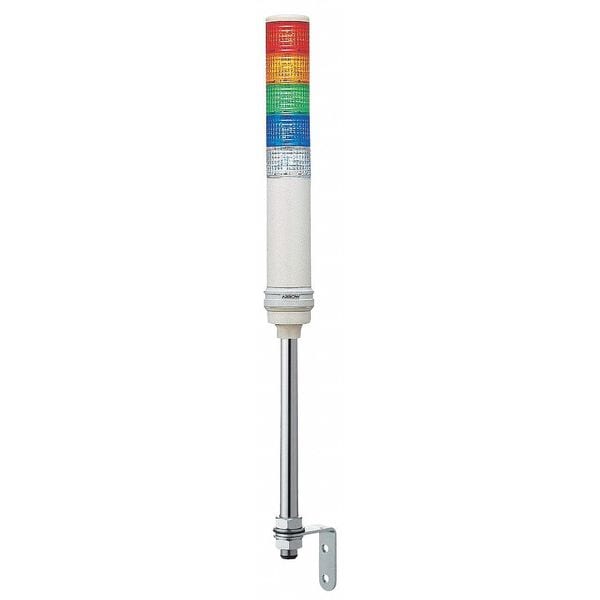 Schneider Electric Tower Light, 40mm, 0.17A, Rd, Org, Gr, Bl, Clr - XVC4B55S