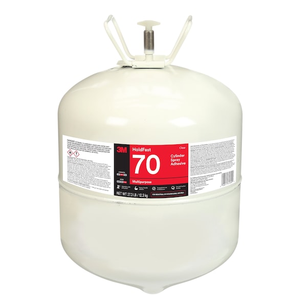 3M Contact Cement, HoldFast 70 Series, Red, 5 gal, Can - 70
