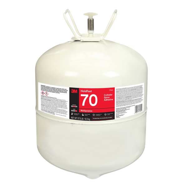 3M Contact Cement, HoldFast 70 Series, Red, 5 gal, Can - 70