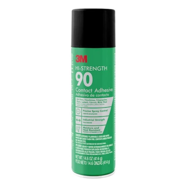3M 3M-High Strength 90 Contact Spray Adhesive, 17.6-Ounces. - CA3M90-17.6