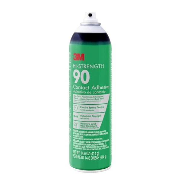 3M 3M-High Strength 90 Contact Spray Adhesive, 17.6-Ounces. - CA3M90-17.6