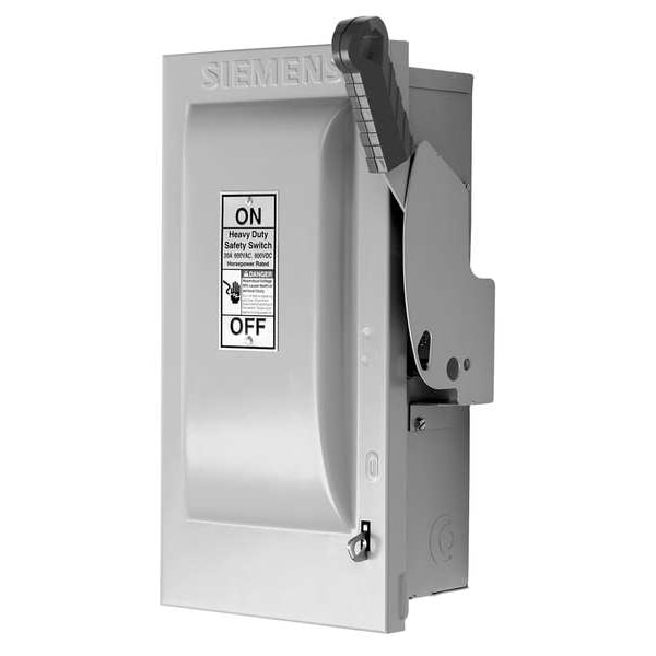 Interruptor de Seguridad No Fusible Siemens, Alta Resistencia, 600V AC, 3PST, 30 A, NEMA 1 - HNF361