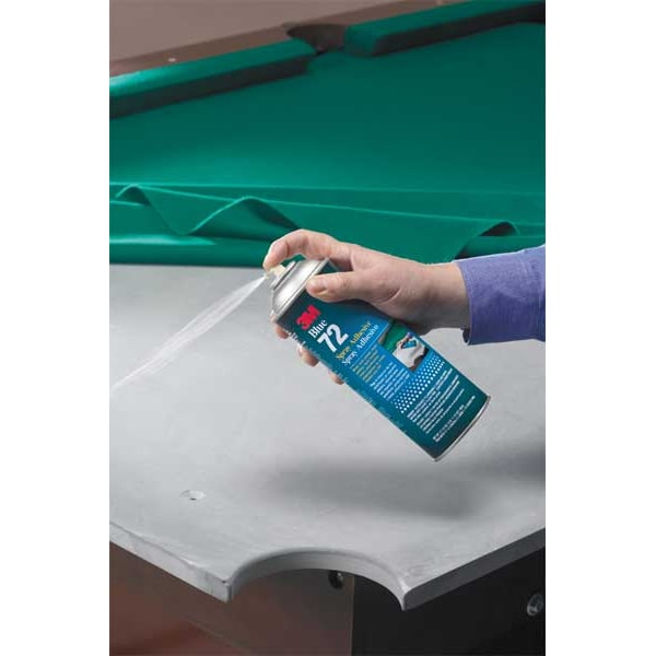 3M Spray Adhesive, Pressure Sensitive 72 Series, Blue, 17.3 oz, Aerosol Can - 72 BLUE