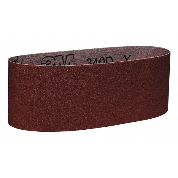 3M Sanding Belt, 21 in W, 21 in L, Open Coat, Aluminum Oxide, P100 Grit, Brown - 7010326380