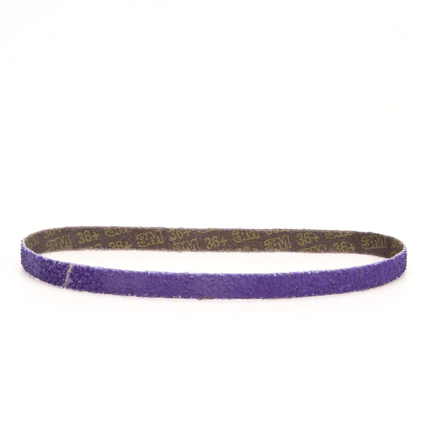 3M Cubitron 3M II File Belt, 33443, 36+, 12.7 mm x 457.2 mm 1/2 in x 18 in, 5PK - 786F