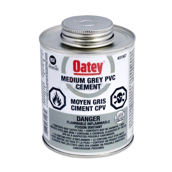 American Imaginations 2.08 lb. Grey PVC Cement - AI-38876