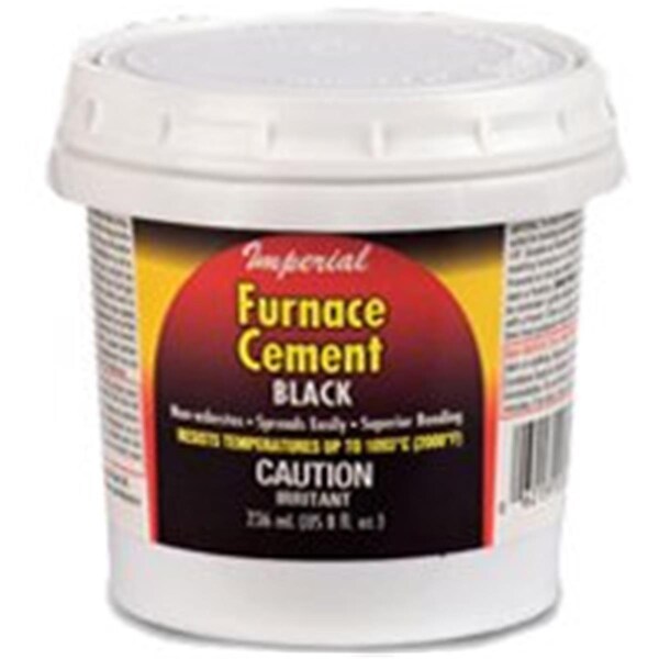 Imperial Mfg Imperial Manufacturing KK0077-A 8 Oz. Furnace Cement Black - IM386605