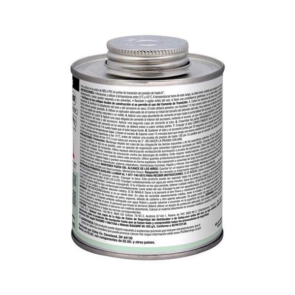 Oatey Oatey Green Transition Cement For ABS/PVC 16 oz - 30925V