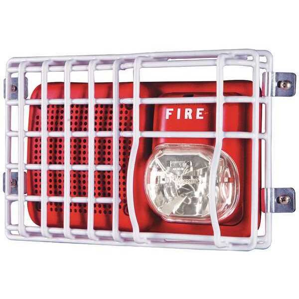 Safety Technology International Audible/Strobe Guard, Steel Wire, Flush - STI-9717
