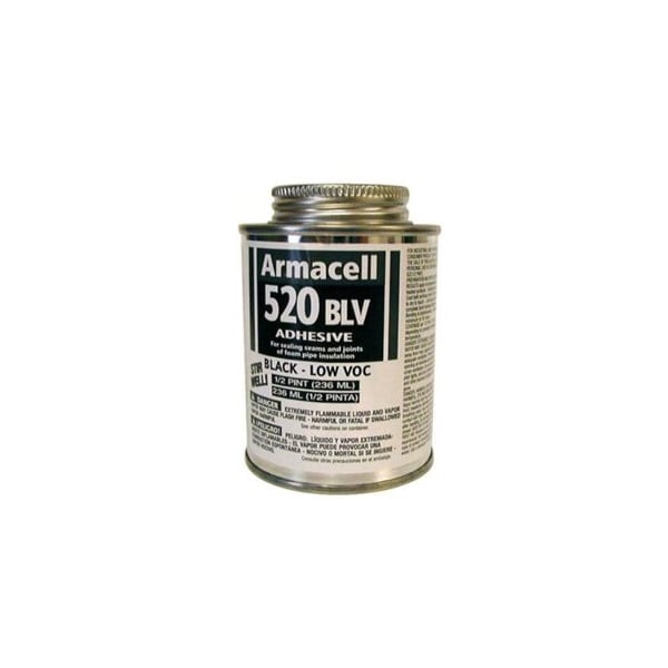 520 Low Voc Black Adhesive 1 Pt Brush-Top No 520Blv Black Low Voc Adhes. 24/Ctn Pk - AAD520004B