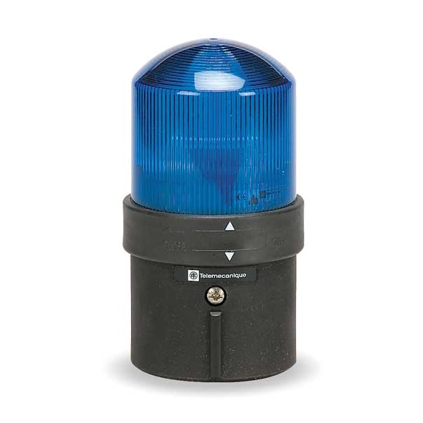 Schneider Electric Warning Light, Strobe Tube, Blue, 120VAC - XVBL8G6