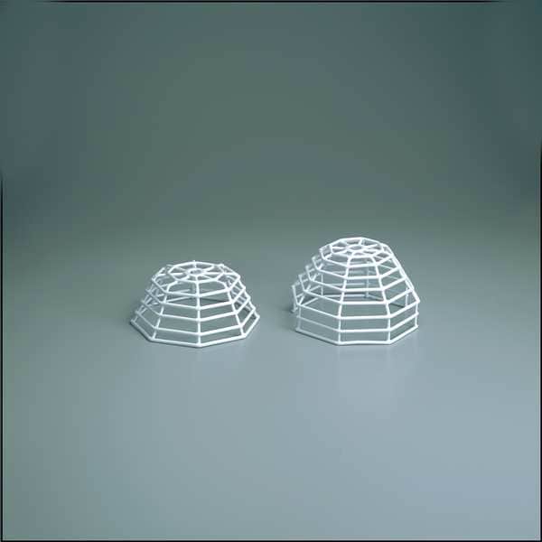 Safety Technology International Smoke Detector Guard, Steel Wire, Surface - STI-9610