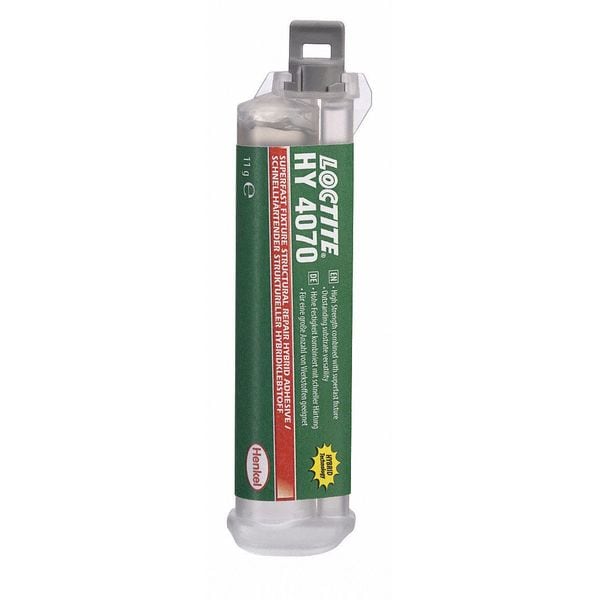 Loctite Tub Surround & Shower Adhesive, HY 4070 Series, White, 10 oz, Cartridge - 2264448