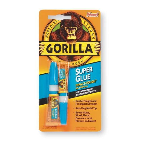 Gorilla Glue Instant Adhesive, Super Glue, Clear, 0.21 fl oz, Tube - 7800102