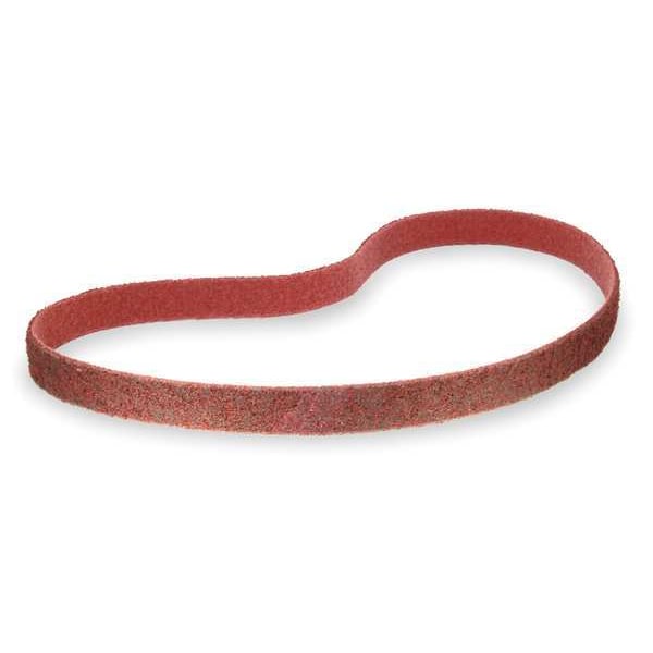 Arc Abrasives Sanding Belt, 3 in W, 21 in L, Non-Woven, Aluminum Oxide, Not Applicable Grit, Medium, Z-WEB - 64030212