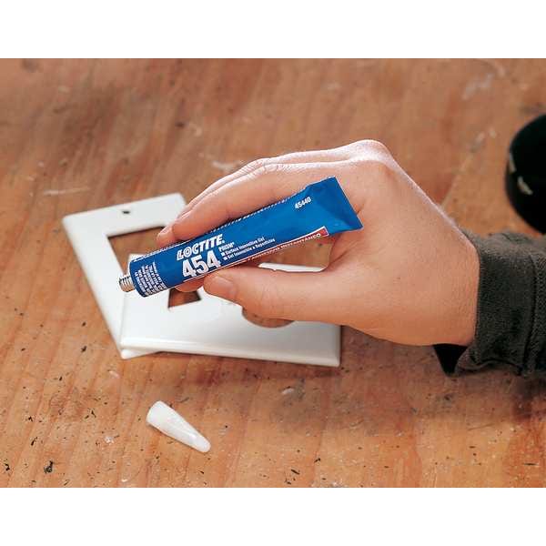 Loctite Instant Adhesive, 454 Series, Clear, 0.7 oz, Tube - 135462
