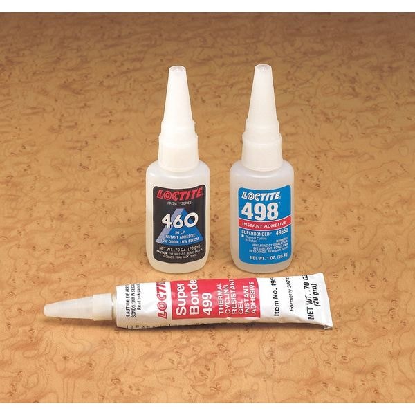 Loctite Instant Adhesive, 460 Series, Clear, 0.7 oz, Bottle - 135463