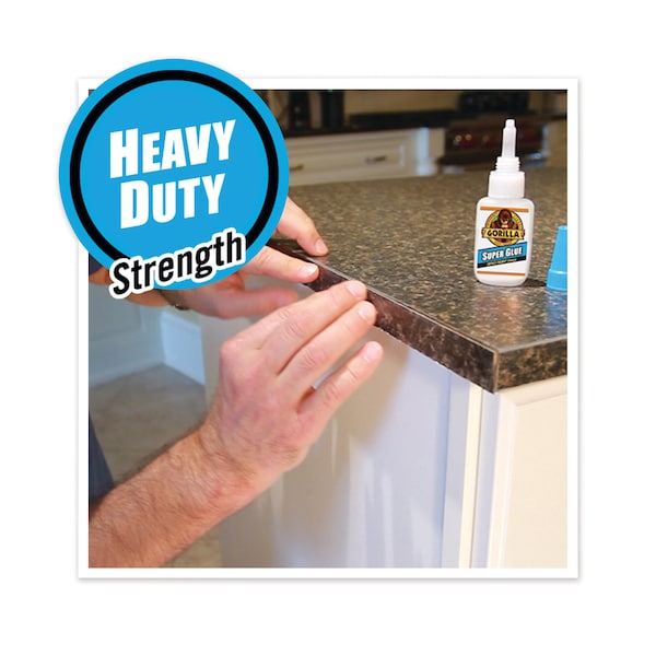 Gorilla Glue Acrylic Adhesive, Off-White, 0.53 oz, Dual-Cartridge, 4 PK - 7807101CT