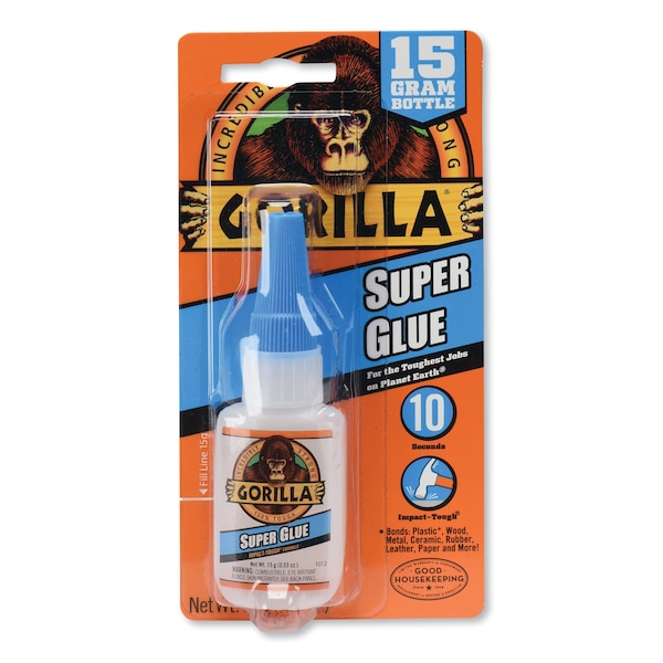 Gorilla Glue Acrylic Adhesive, Off-White, 0.53 oz, Dual-Cartridge, 4 PK - 7807101CT