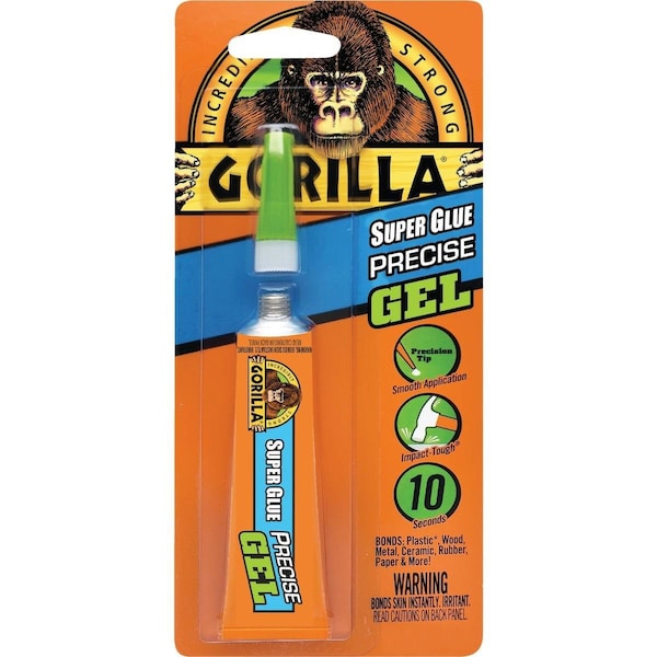 Gorilla Glue Gorilla 0.53 Oz. Super Glue No Drip Gel - 109804