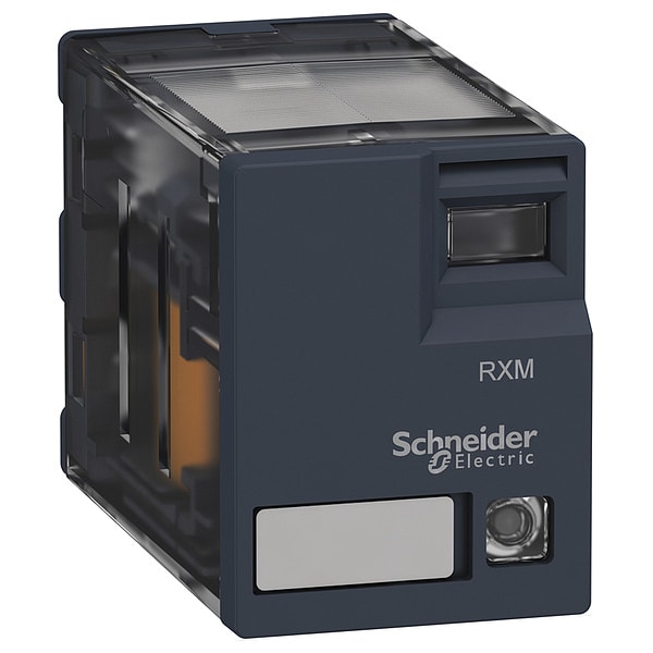 Relevador Schneider Electric, 110V DC Coil Volts, Cuadrado, 14 Pines, 4PDT - RXM4GB3FD.