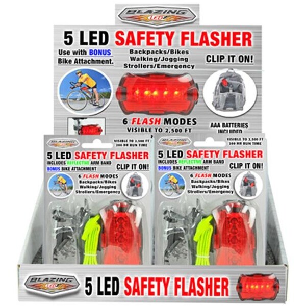 Shawshank Ledz Shawshank LEDz 900257 5 LED Safety Flasher; Pack Of 18 - 190137