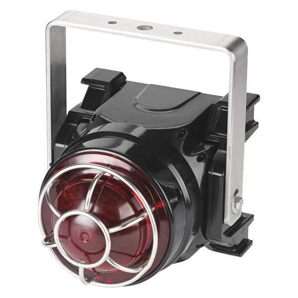 Federal Signal Beacon Warning Light, Red, LED, 7-1/2in H - G-LED-AC-T-R