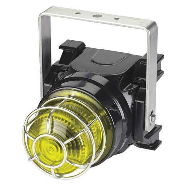 Federal Signal Strobe Light, Yellow, Xenon, 0.34A - G-STR-230-T-Y