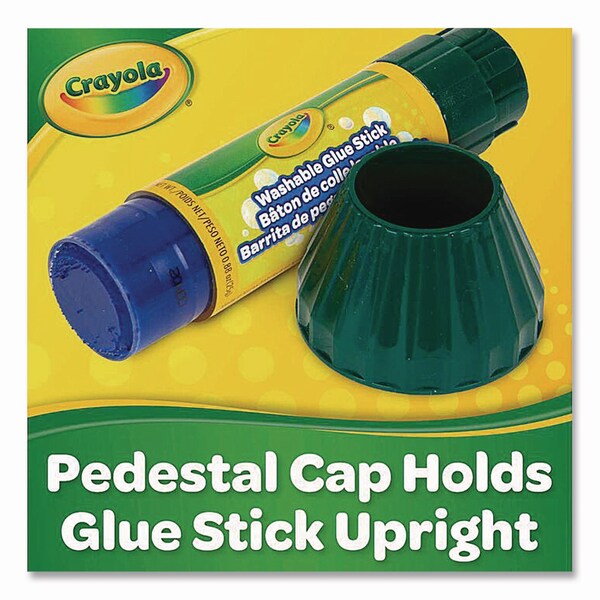 Crayola Washable Glue Sticks, 0.88 oz, Dries Clear - 56-1135