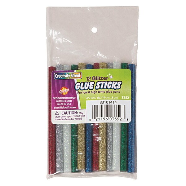 Pacon Pacon  Creativity Street Hot Glitter Glue Sticks, 72PK - PACAC3352-6