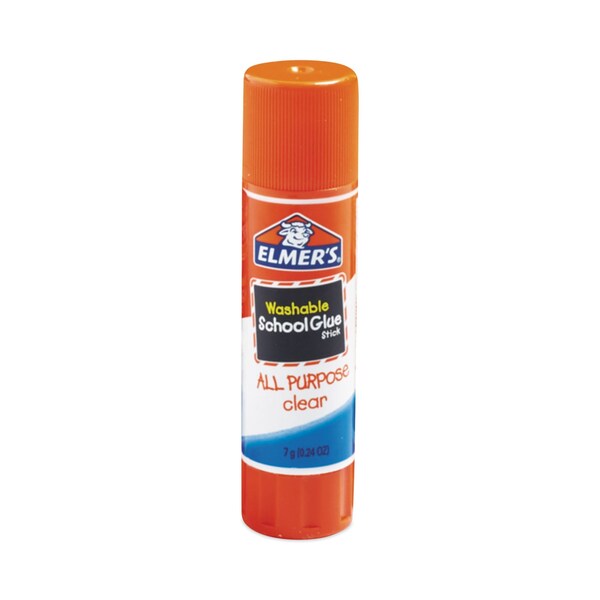 Elmers Washable School Glue Sticks, 0.21 oz, Applies and Dries Clear, 8PK - E5003/E5004