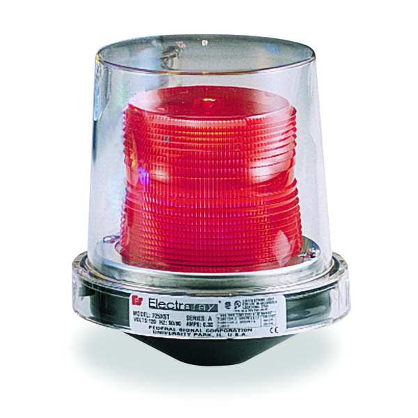 Federal Signal Hazardous Warning Light, LED, Red, 24VAC/DC - 225XL-024R