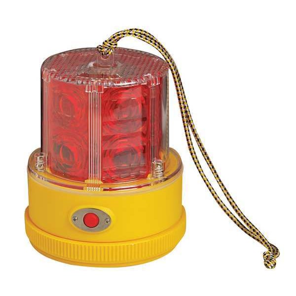 Federal Signal Hazardous Warning Light, LED, Red, 24VAC/DC - 225XL-024R