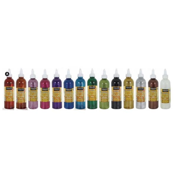 Made-To-Stick 8 oz Washable Glitter Glue; Black - MA484234
