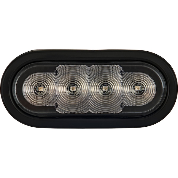 Buyers Products 6 Inch LED Oval Strobe Light with Green LEDs and Clear Lens - SL62GO