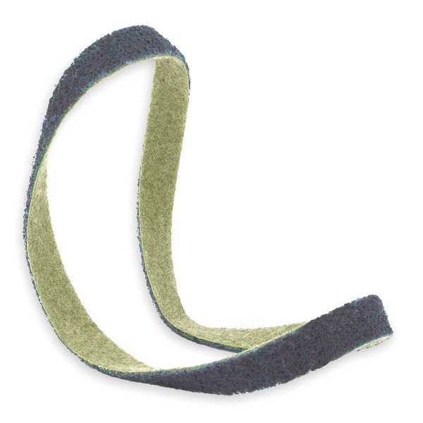 Arc Abrasives Sanding Belt, 3/4 in W, 18 in L, Non-Woven, Aluminum Oxide, Not Applicable Grit, Very Fine, Z-WEB - 630080183